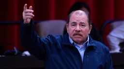 Nicaragua's President Daniel Ortega delivers a speech during an extraordinary session of the National Assembly of People's Power of Cuba in commemoration of the 18th anniversary of the creation of ALBA-TCP at the Convention Palace in Havana, Cuba, December 14, 2022. Yamil Lage/Pool via REUTERS
